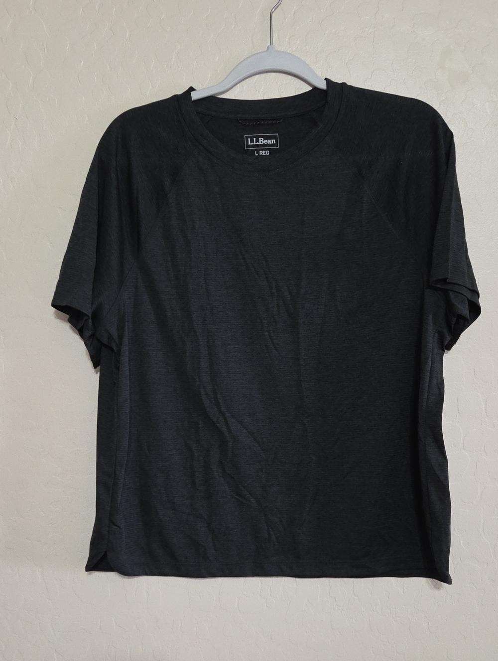 L.L. Bean Women's Short Sleeve Crew Tee in Black